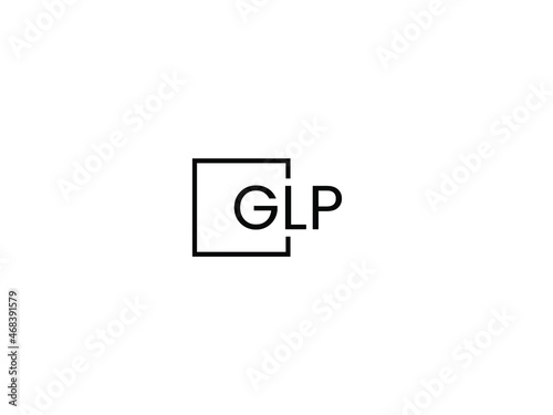 GLP Letter Initial Logo Design Vector Illustration