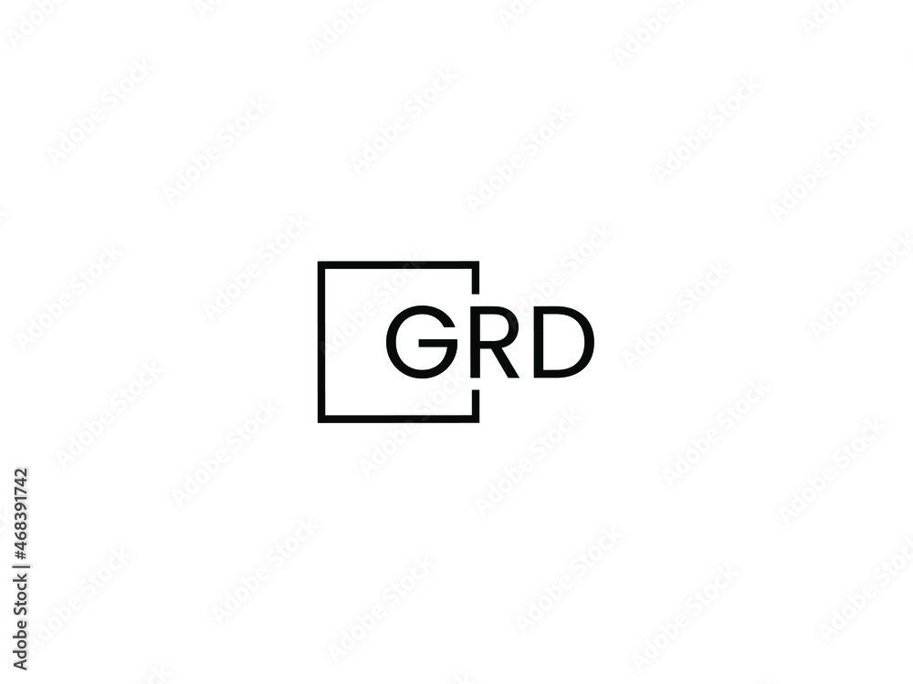 GRD Letter Initial Logo Design Vector Illustration GRD Letter Initial Logo Design Vector Illustration