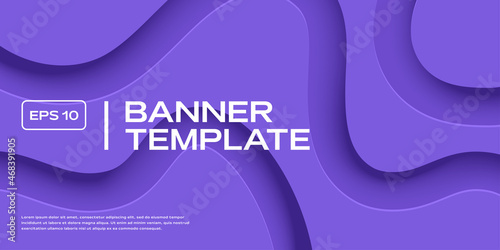 Cut off paper style background. Abstract minimal vector illustration.