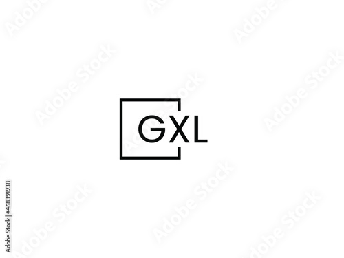 GXL Letter Initial Logo Design Vector Illustration © Rubel