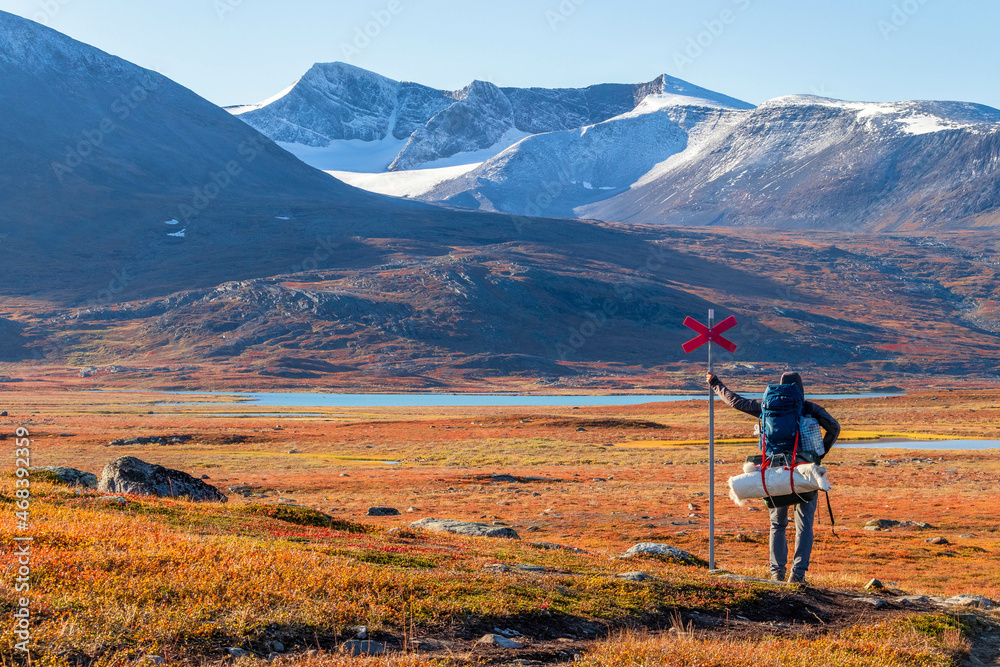 Kungsleden's colours during autumn Kungsleden's colours during autumn