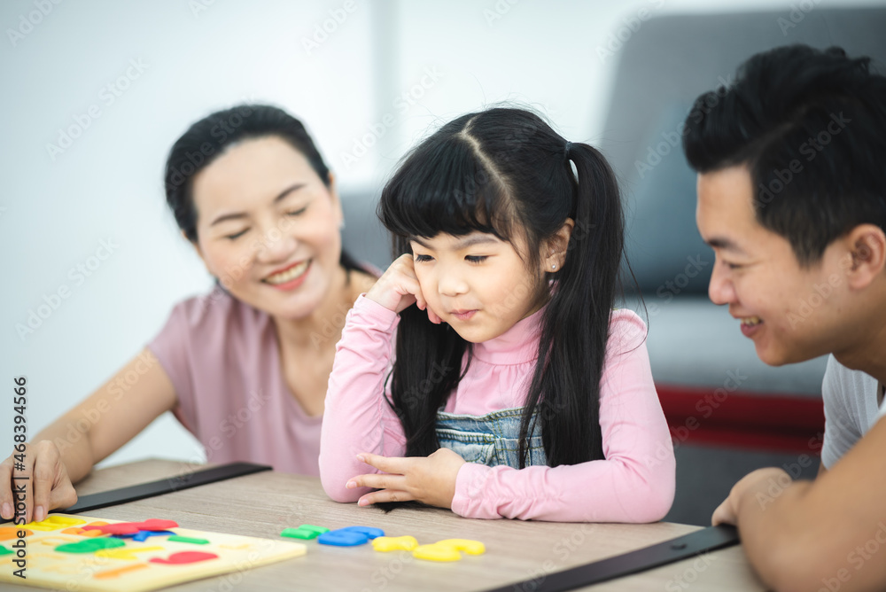 child person family with dad and mom, daughter girl education at home with mother together child person family with dad and mom, daughter girl education at home with mother together