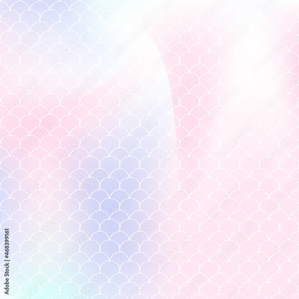 Mermaid scales background with holographic gradient. Mermaid scales background with holographic gradient.