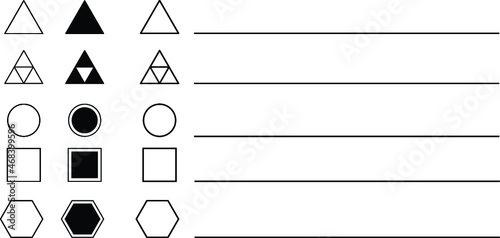 Single Bullet Journal Task List Template Set