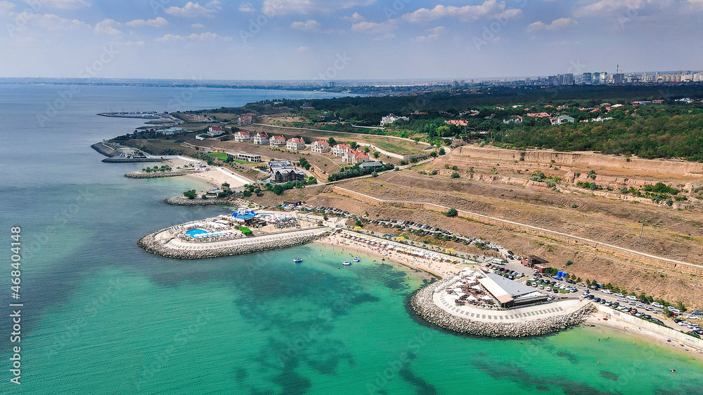 Obraz premium Rest on the Black Sea coast in Odessa