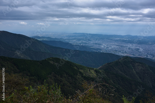丹沢山域からの眺望
