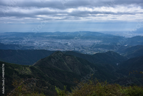 丹沢山域からの眺望