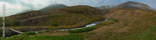 Hiking track at the river Svarfadardalsa in Dalvik, Iceland, Europe
 photo