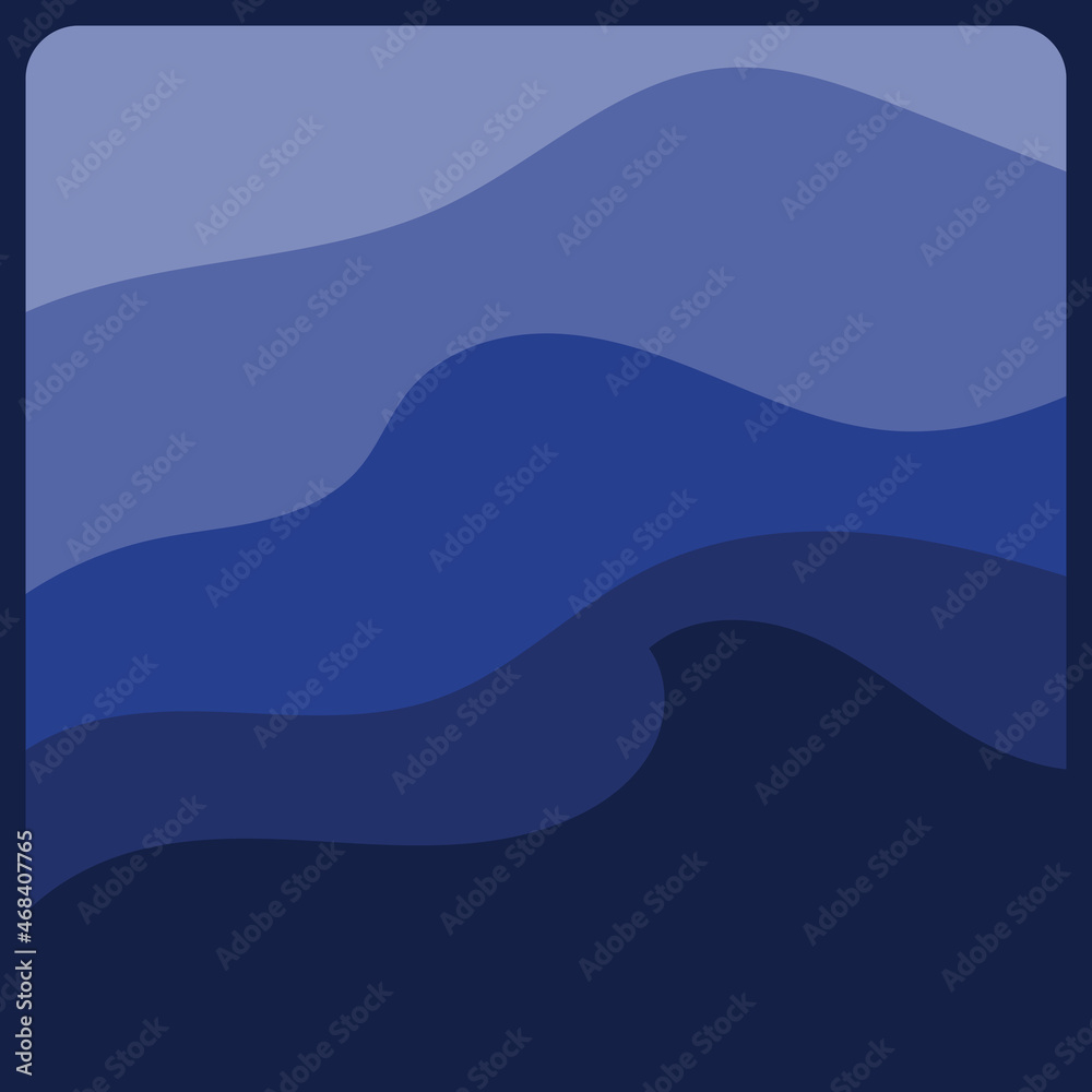 Fototapeta premium wave background vector of nature template design illustration
