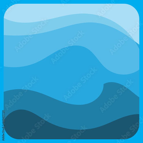 wave background vector of nature template design illustration