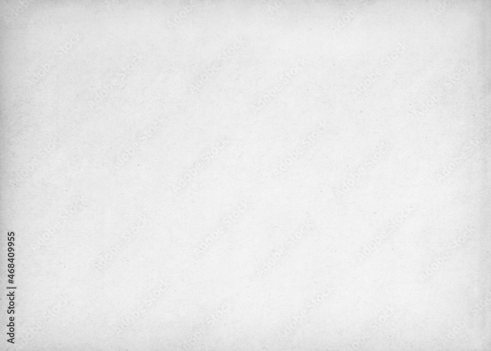 Old white craft paper texture or background. Beige recycled grungy