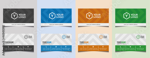 Simple and minimal Business card design corporate professional visiting card
