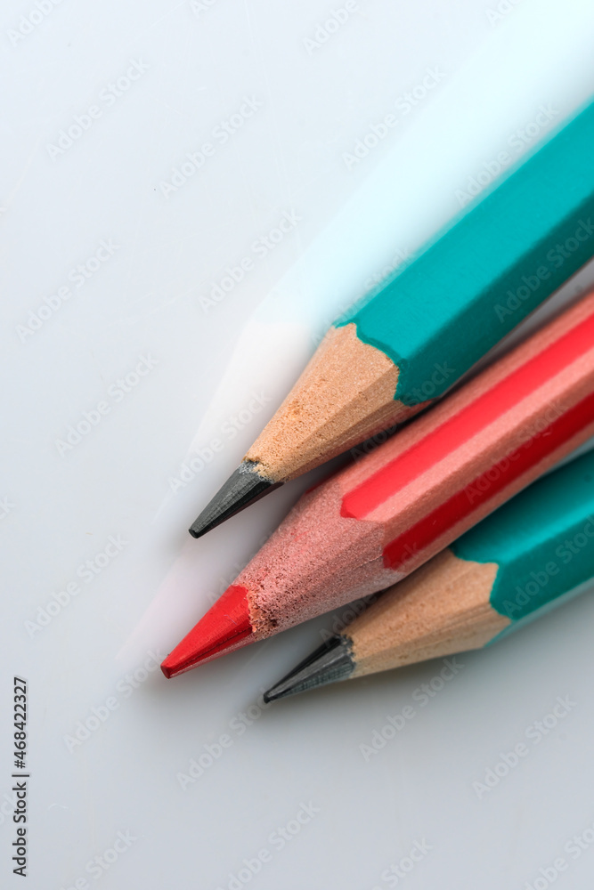 Sharpened colored pencils Sharpened colored pencils