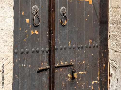 old-fashioned wooden door © Olga