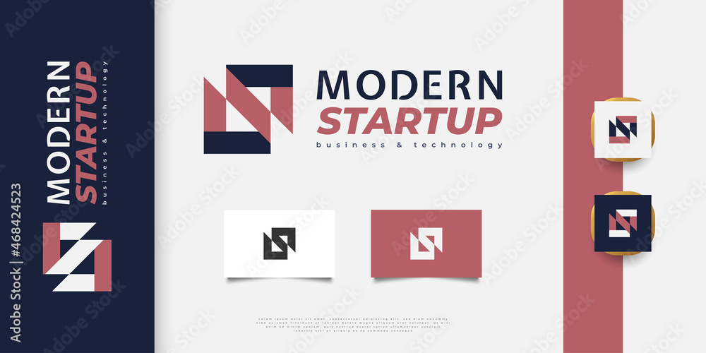 Modern and Minimalist Letter S Logo Design. Graphic Alphabet Symbol for Corporate Business Identity Modern and Minimalist Letter S Logo Design. Graphic Alphabet Symbol for Corporate Business Identity