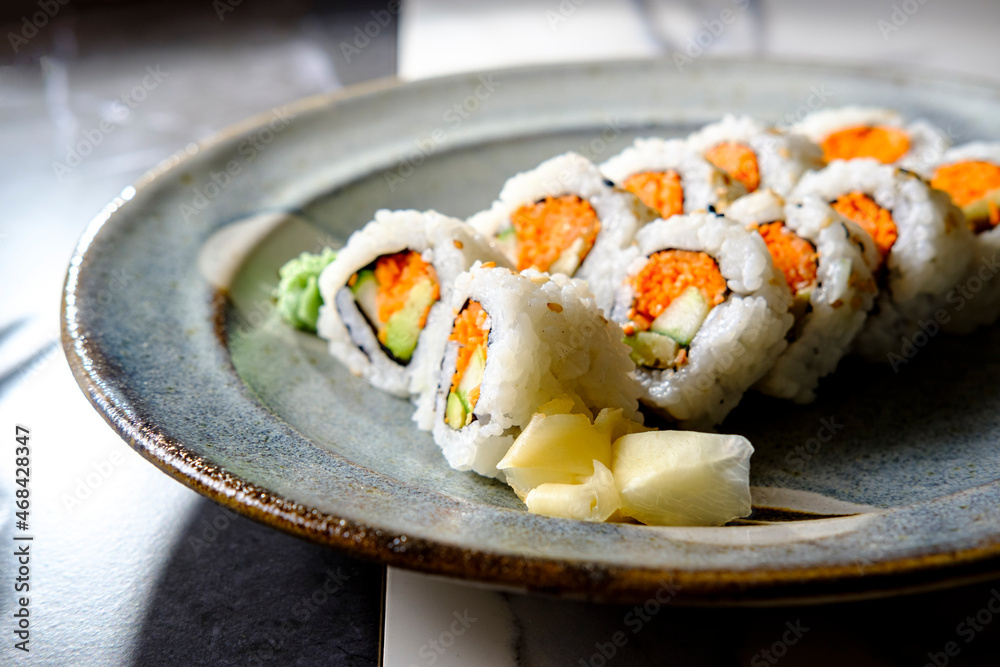 Vegetable Sushi Roll Vegetable Sushi Roll