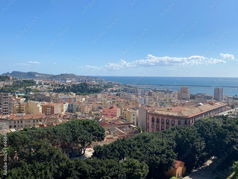 panorama of Cagliari