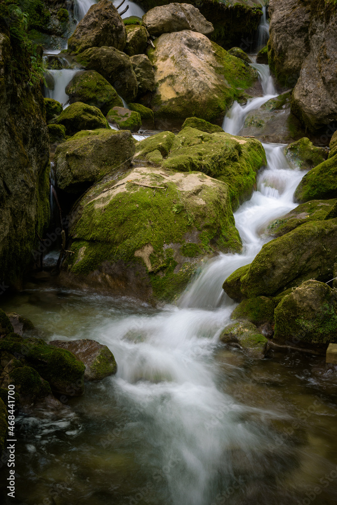 Myra Falls waterfalls, Muggendorf, Lower Austria, Austria Myra Falls waterfalls, Muggendorf, Lower Austria, Austria
