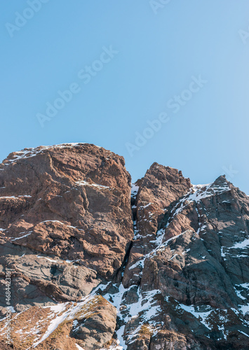 textura rocosa, montañas nevadas, cielo despejado, textura de roca 