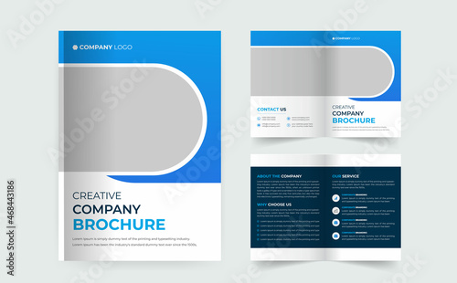 Brochure template layout design, minimal multipage business brochure template design, annual report, corporate company profile, editable template layout.