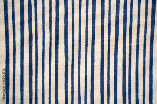 white and dark blue stripped woven fabric texture background