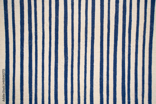 white and dark blue stripped woven fabric texture background