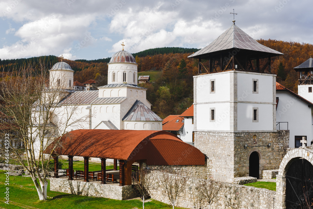 Serbian Orthodox Monastery Mileseva, 13th Century. Zlatibor District, Prijepolje town, Serbia