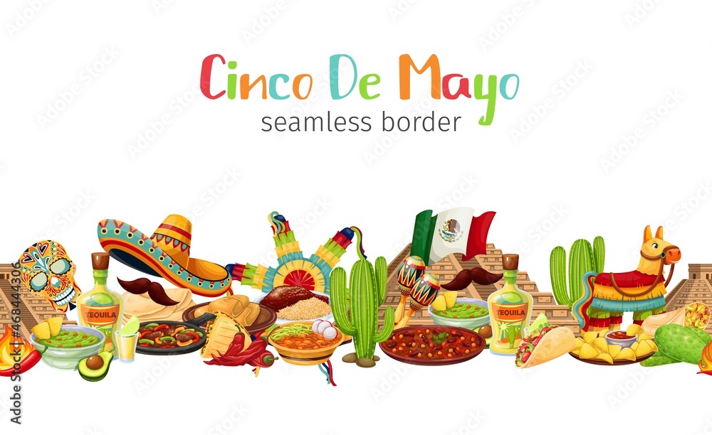 mexican taco clipart border
