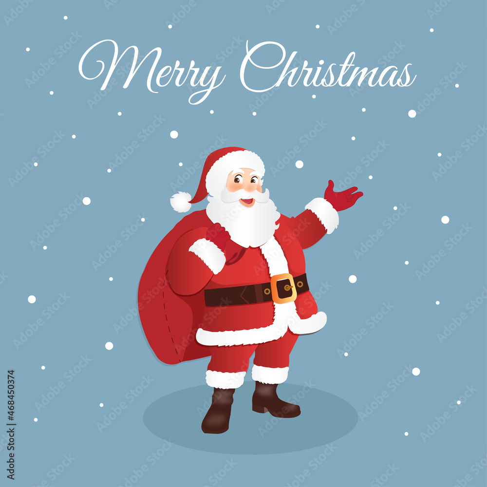santa claus with a bag santa claus with a bag