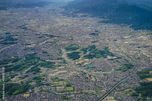 奈良県の空撮写真