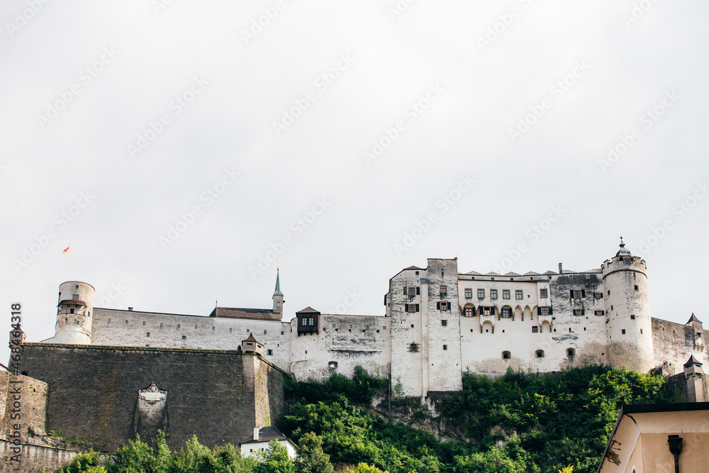 Salzburg castle - city views