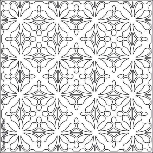 Repeating geometric tiles from striped elements.Modern geometric background with abstract shapes.Monochromatic Repeating Patterns.black and white striped pattern for design.