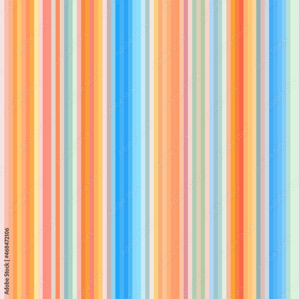 Bright seamless pattern from vertical stripes in orange and blue colors. Print for summer fabric. Bright seamless pattern from vertical stripes in orange and blue colors. Print for summer fabric.