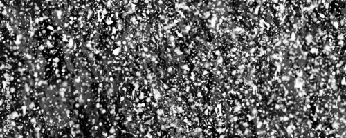 Vector snowfall texture. Snowflakes. Hand drawn watercolor abstract vector Christmas illustration for background, cover, interior decor and other users. Monochrome snow template for design.
