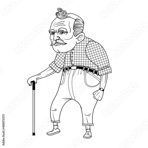 anciano hombre mayor