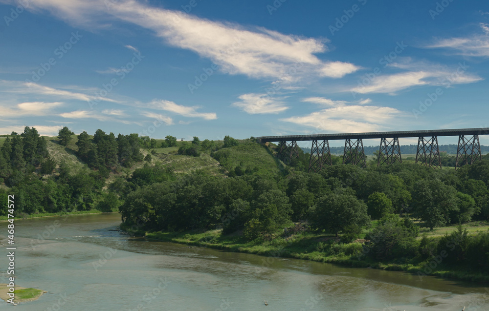 The Valentine Railroad Bridge is a former railroad bridge southeast of Valentine, Nebraska.