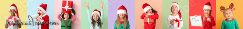 Cute little baby in elf's c...