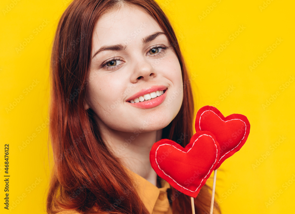pretty woman in yellow shirt glamor romance posing pretty woman in yellow shirt glamor romance posing