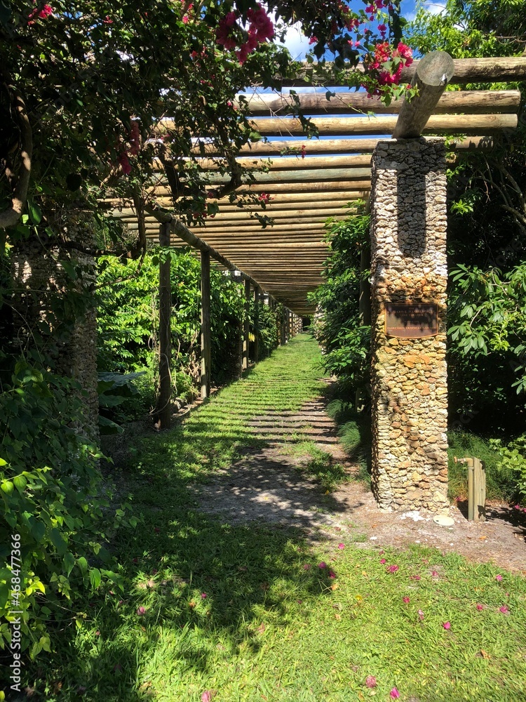 Garden walk way Garden walk way