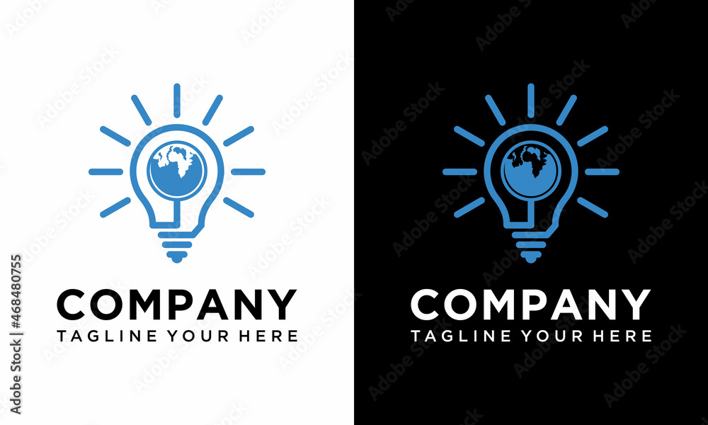light bulb concept icon, world eco innovation creative idea. global solution with electricity, unique logo, simple thin line web symbol on white and black background. light bulb concept icon, world eco innovation creative idea. global solution with electricity, unique logo, simple thin line web symbol on white and black background.