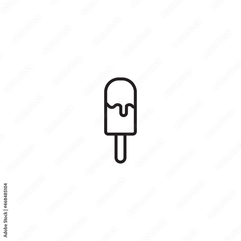 Ice cream icon, Ice cream sign vector Ice cream icon, Ice cream sign vector