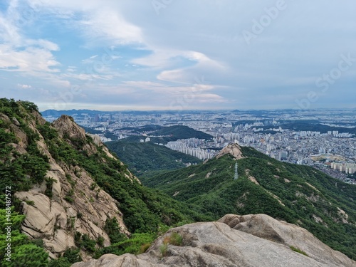 Photography view from the mountain