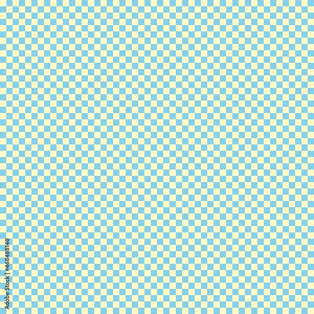 Checkerboard with very small squares. Sky blue and Beige colors of checkerboard. Chessboard, checkerboard texture. Squares pattern. Background. Checkerboard with very small squares. Sky blue and Beige colors of checkerboard. Chessboard, checkerboard texture. Squares pattern. Background.