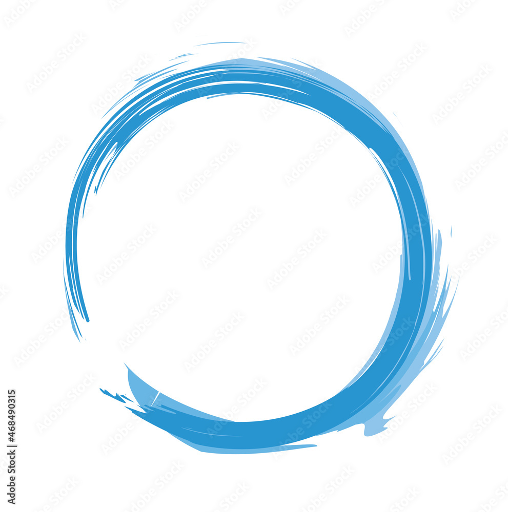 Fototapeta premium Niebieska ramka