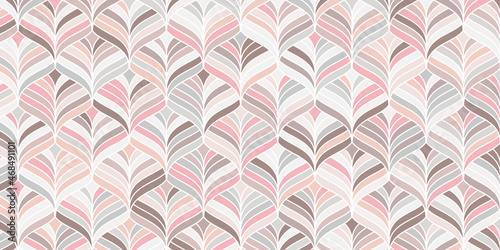  Geometric pattern elegant pink background with stripes lines wave pastel color