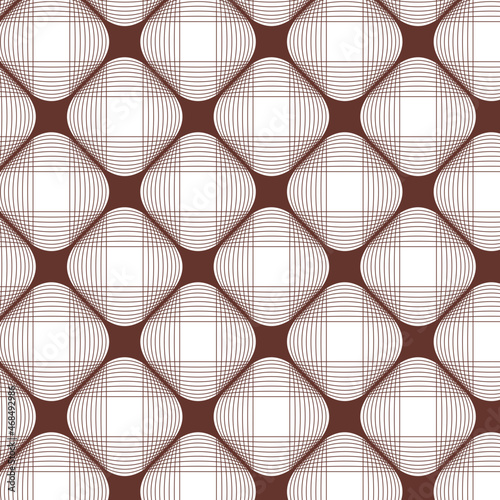 patrón con mosaico con cuadrados redondeados 