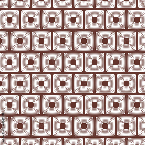 patrón con mosaico con cuadrados redondeados 