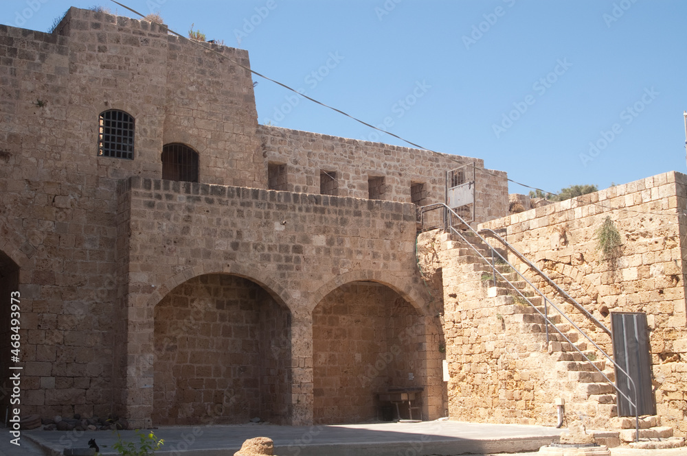 The Citadel in Acco. Originally used as the Knights Hospitaller Compound, it was used as a prison in WWII by the British.