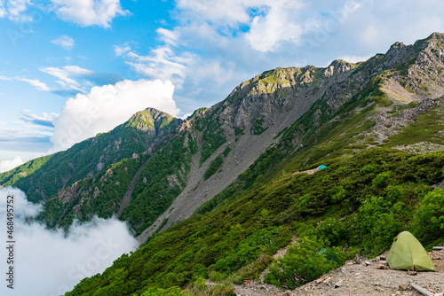 Trekking scenery Sothern alps Japan    photo