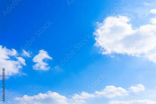 青空と雲の背景素材_p_12